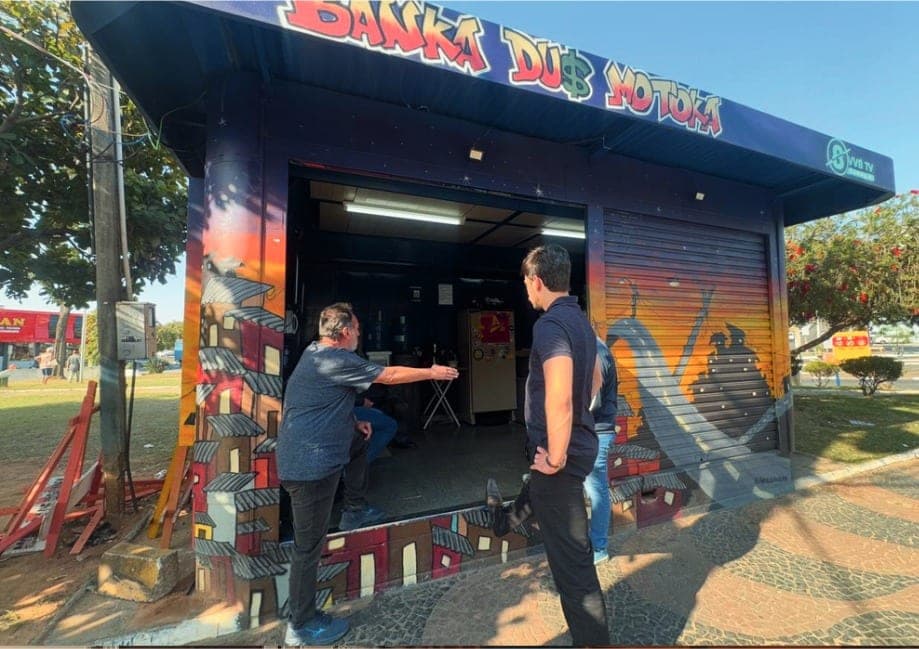 Área de apoio aos motoboys